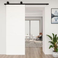 Detailed information about the product Barn Door White 80x1.8x214 cm Solid Wood Pine