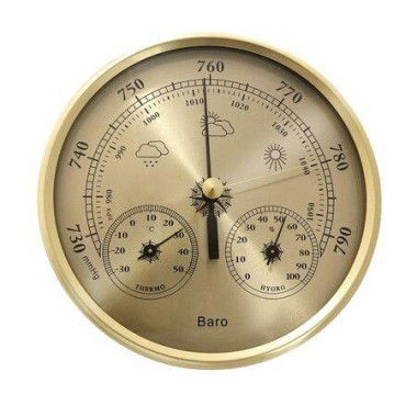 Barometer Thermometer Hygrometer Weather Station Pressure Gauge, Temperature Humidity Measurement