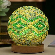 Detailed information about the product Baroque Nightlight Romantic Free Bohemian Creative USB Rechargeable Bedroom Decor Table Lamp Decorative Glass Lamp Kids Gift Color Green