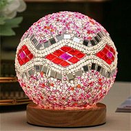 Detailed information about the product Baroque Nightlight Romantic Free Bohemian Creative USB Rechargeable Bedroom Decor Table Lamp Decorative Glass Lamp Kids Gift Color Pink