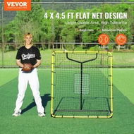 Detailed information about the product Baseball And Softball Rebounder Net 4x4.5 Ft PitchBack Adjustable Angles