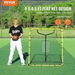 Baseball And Softball Rebounder Net 4x4.5 Ft PitchBack Adjustable Angles. Available at Crazy Sales for $149.95