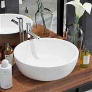Detailed information about the product Basin Round Ceramic White 42x12 Cm