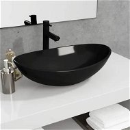 Detailed information about the product Basin Tempered Glass 54.5x35x15.5 cm Black