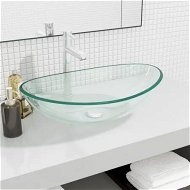 Detailed information about the product Basin Tempered Glass 54.5x35x15.5 cm Transparent