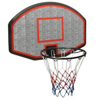 Basketball Backboard Black 90x60x2 Cm Polyethene