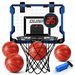 Basketball Hoop Backboard Scoreboard Ring System Set Over the Door Basket Ball Goal Breakaway Rim Indoor Childrens Adults Sport Game Toys Pump 39x28cm. Available at Crazy Sales for $59.95