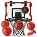 Basketball Hoop Ring Breakaway Rim Net Over the Door Scoreboard Hanging Goal Backboard System 39x28cm Childrens Adults Indoor Sports Game Playground. Available at Crazy Sales for $59.95