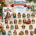 Basset Hound Christmas Advent Calendar 2D Flat Acrylic Ornaments, 24 Day Dog Countdown Calendar Pendants for Christmas Tree Decor. Available at Crazy Sales for $14.95