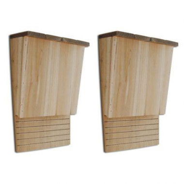 Bat House 22x12x34 Cm Set Of 2