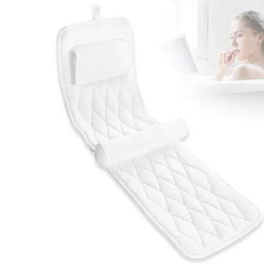 Bath Pillow, Bath Pillows for Tub Neck and Back Support, Bathtub Pillows for Head and Neck, Bathtub Pillow, Bath Accessories for Tub Women Men