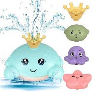 Detailed information about the product Bath Toy with 4 Water Spray(Random Color)Modes Light Up Octopus Bathtub Toys Auto-Rotating Water Sprinkler Pool Toys Color Light Blue
