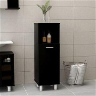 Detailed information about the product Bathroom Cabinet Black 30x30x95 Cm Chipboard