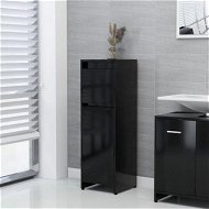Detailed information about the product Bathroom Cabinet Black 30x30x95 Cm Chipboard