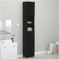 Detailed information about the product Bathroom Cabinet Black 32x25.5x190 Cm Chipboard