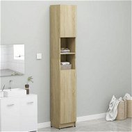Detailed information about the product Bathroom Cabinet Sonoma Oak 32x25.5x190 Cm Chipboard