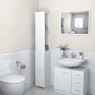 Detailed information about the product Bathroom Cabinet White 25x26.5x170 cm Engineered Wood