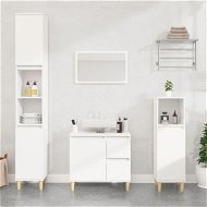 Detailed information about the product Bathroom Cabinet White 30x30x190 Cm Engineered Wood