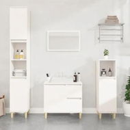 Detailed information about the product Bathroom Cabinet White 65x33x60 cm Engineered Wood