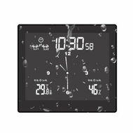 Detailed information about the product Bathroom Clock Multifunctional Innovative WaterProof Alarm Clock