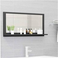 Detailed information about the product Bathroom Mirror Gray 80x10.5x37 Cm Engineered Wood