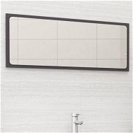 Detailed information about the product Bathroom Mirror High Gloss Gray 100x1.5x37 Cm Chipboard