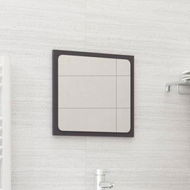 Detailed information about the product Bathroom Mirror High Gloss Gray 40x1.5x37 Cm Chipboard