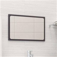 Detailed information about the product Bathroom Mirror High Gloss Gray 60x1.5x37 Cm Chipboard