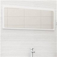 Detailed information about the product Bathroom Mirror High Gloss White 100x1.5x37 Cm Chipboard