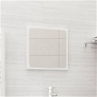 Detailed information about the product Bathroom Mirror High Gloss White 40x1.5x37 Cm Chipboard