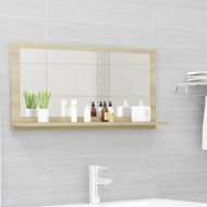 Detailed information about the product Bathroom Mirror Sonoma Oak 80x10.5x37 Cm Engineered Wood.