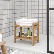 Detailed information about the product Bathroom Side Table 45x30x45 cm Solid Wood Teak