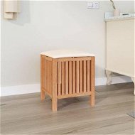 Detailed information about the product Bathroom Stool 40.5x40x52 cm Solid Wood Walnut