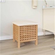 Detailed information about the product Bathroom Stool 48x47.5x52 Cm Solid Wood Walnut.