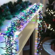 Detailed information about the product Battery Operated LED Cluster Lights -200 LEDs, Multicolor or Warm White - Cool White