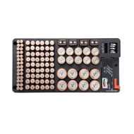 Detailed information about the product Battery Organizer Storage Case with Removable Battery Tester Holds 110 Batteries for AAA, AA, 9V, C, D and Button Battery 36 x 17 x 4.5 cm