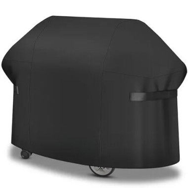 BBQ Cover 165 CM - 7131 Grill Barbecue Cover for Weber Genesis 400 Series 4 Burner Gas Grill Heavy Duty & Waterproof, PU Cover for Weber Genesis E435, E410, E440 (Not Fit 2022 Genesis E-435)