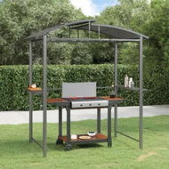 Detailed information about the product BBQ Gazebo with Side Shelves Anthracite 210x114x230 cm Steel