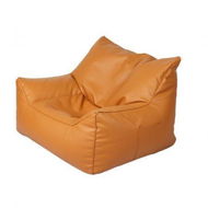 Detailed information about the product Bean Bag Chair Cover PU Indoor Brown