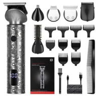 Detailed information about the product Beard Trimmer Kit for Men, Hair Trimmer, T-Blade Trimmer, Nose Trimmer, Beard Hair Shaver, Nose Trimmer, Grooming Kit