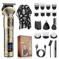 Detailed information about the product Beard Trimmer Waterproof Cordless Hair Clipper,Electric Razor Shaver Grooming Kit for Mustache Nose Body Facial Hair Rechargeable Beard Trimmer Kit