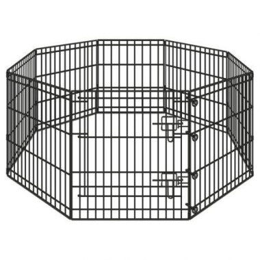 BEASTIE Dog Playpen Pet Fence 8-Panel Enclosure Metal Puppy Exercise Pen 36