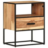 Detailed information about the product Bed Cabinet 40x30x50 cm Solid Acacia Wood