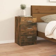 Detailed information about the product Bed Cabinet Smoked Oak 40x40x63 cm Engineered Wood