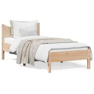 Detailed information about the product Bed Frame 90x190 cm Solid Wood Pine