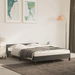 Bed Frame Dark Grey 106x203 cm King Single Size Velvet. Available at Crazy Sales for $159.95