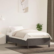 Detailed information about the product Bed Frame Dark Grey 107x203 Cm King Single Velvet