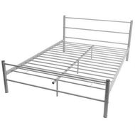 Detailed information about the product Bed Frame Grey Metal Double Size