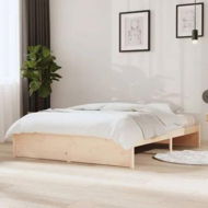 Detailed information about the product Bed Frame Solid Wood 137x187 cm Double Size