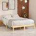 Bed Frame Solid Wood 153x203 cm Queen Size. Available at Crazy Sales for $179.95